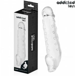 ADDICTED TOYS - GAINE PÃNIS TRANSPARENTE TAILLE M 27 CM